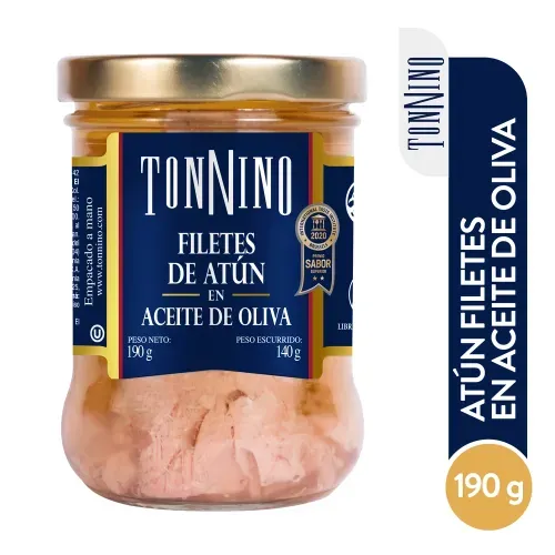 Filete De Atún Tonnino En Aceite de oliva - 190 g