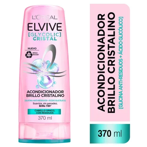 Acondicionador L'Oréal Paris Elvive Glycolic Crystal 370 ml