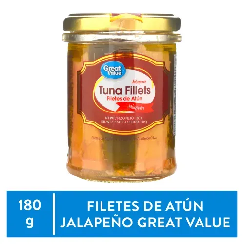 Filete Atun Consva Con Jalapeno Gv 180gr