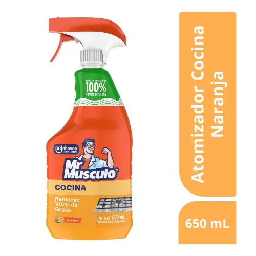 Desengrasante Mr. Músculo Limpiador Liquido para Cocinas Naranja - 650 ml