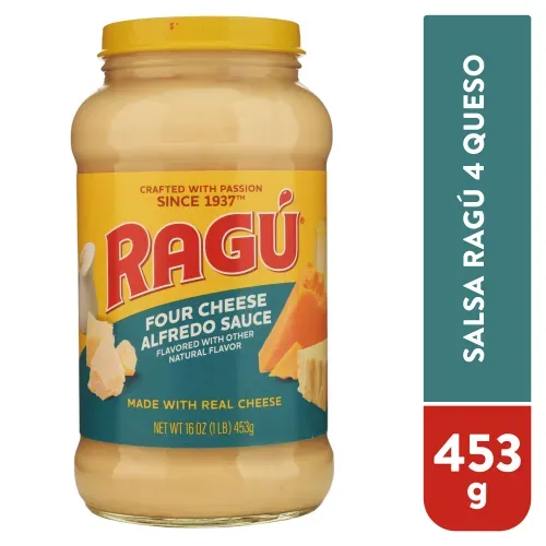 Salsa Ragú Cuatro Quesos -453 g