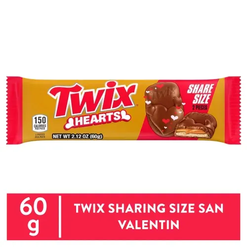 Twix Sharing Size San Valentin 60g