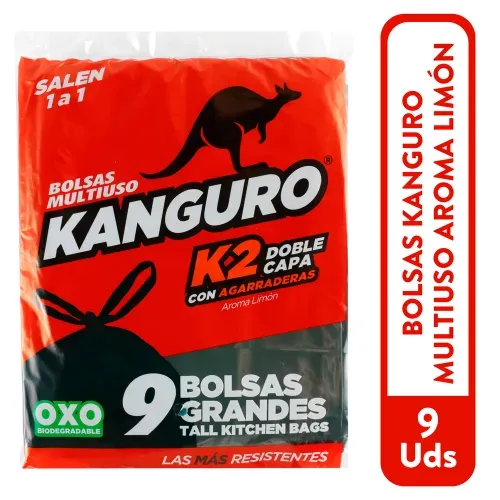 Bolsa Kanguro K2 Grade Verde 9 unidades