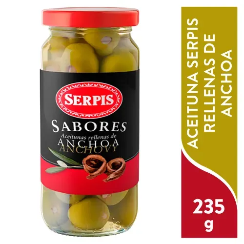 Aceituna Serpis rellenas de anchoa - 235 g