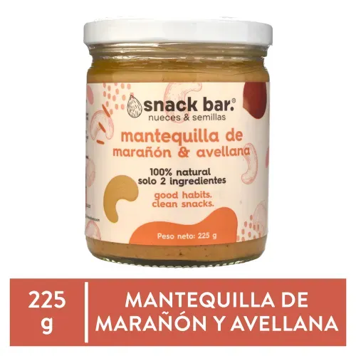 Mantequilla De Mara y Ave Snackbar 225g