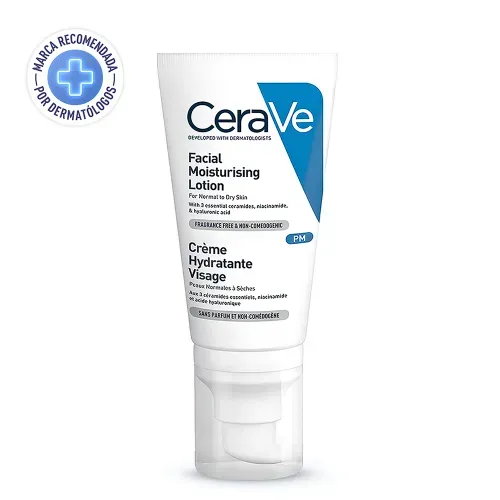 LOCIÓN HIDRATANTE DE ROSTRO PM CERAVE 52 ML