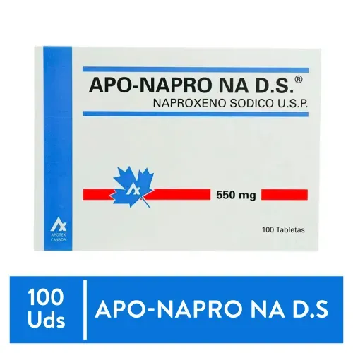 Apo-Napro Na 550Mg, Precio indicado por unidad