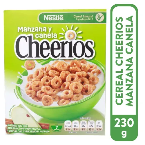 Cereal Cheerios Manzana Canela 230 Gr