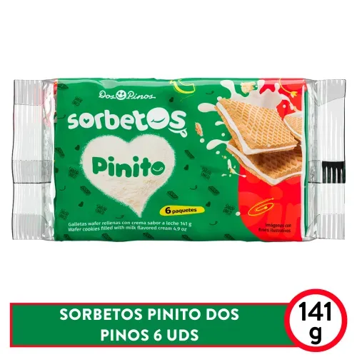 Sorbetos Pinito Dos Pinos 141 g 6un
