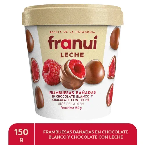 Frambuesa Chocolate Leche Franui 150 g