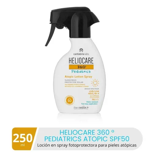 Fotoprotector solar Heliocare 360° Pediatrics Atopic SPF50 - 250 ml