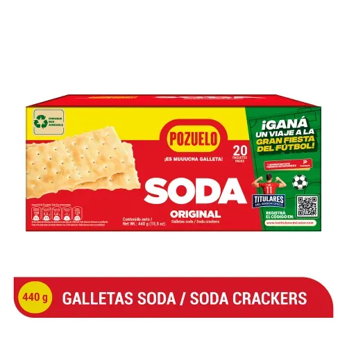 Galletas Soda Pozuelo - 440 g