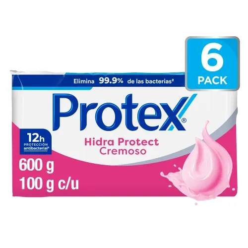 Jabón Protex hidra protect cremoso 6 pack - 600 g