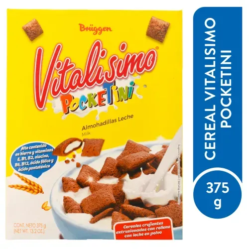 Cereal Vitalisimo Pocketini Leche 375gr