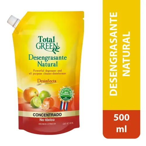 Desengrasante Natural Total Green aroma Cítricos - 500 g