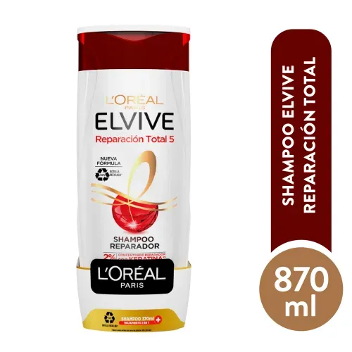 Pk Sh Y Trat Elvive Rt5 3en1 870 Ml