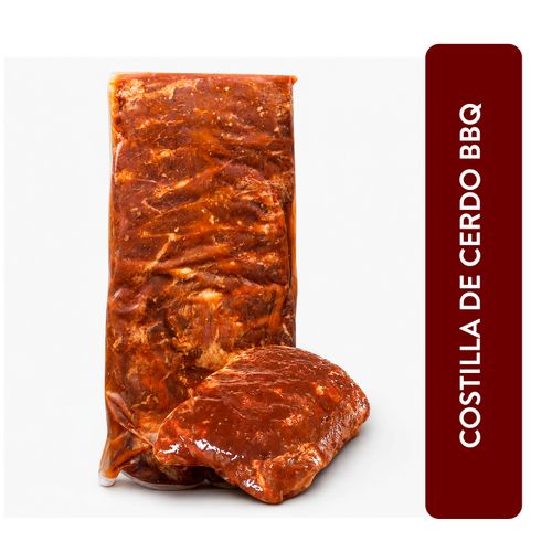 Costilla De Cerdo BBQ Corte San Luis, Marketside, Precio indicado por Kilo