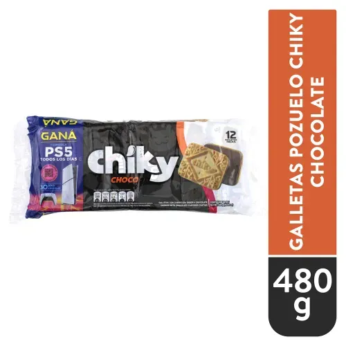 Galletas Pozuelo Chiky Chocolate - 480 g