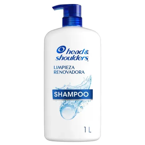 Shampoo Head & Shoulders Limpieza Renovadora Control Caspa - 1 L