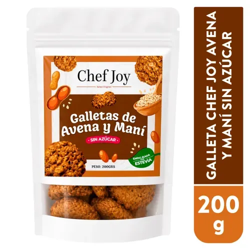 Galleta Avena Mani Cj Sin Azucar 200 g
