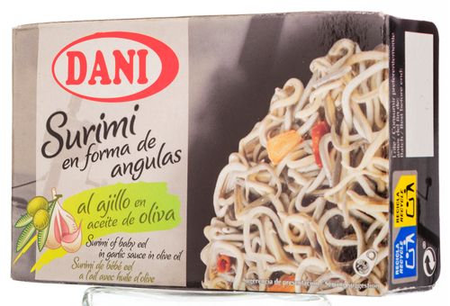 Surimi Dani anguilas al ajillo en aceite oliva - 45 g