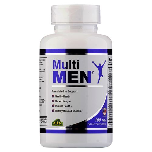 Multi men Alfa Vitamins frasco 100 comprimidos - Precio indicado por frasco