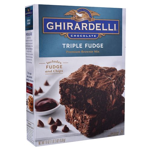 Mezcla Guirardelli De Chocolate Triple Fudge Brownie - 538 g