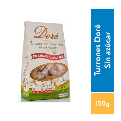 Turron Dore Almendra Sin Azucar - 150gr