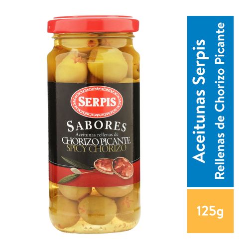 Aceitunas Serpis rellenas de chorizo picante - 235 g