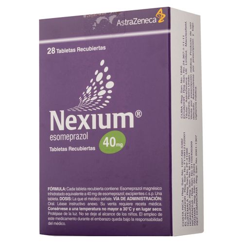 Nexium 40Mg, Precio indicado por unidad