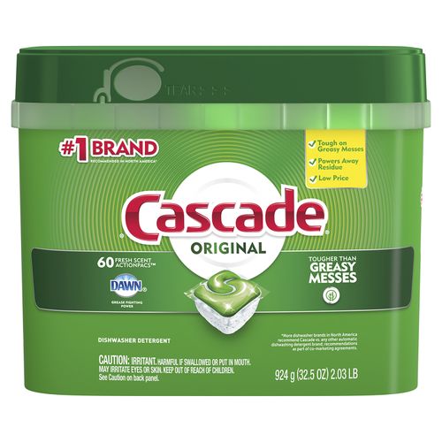 Detergente Para Máquina Lavavajillas Cascade Actionpacs Aroma Fresco 60 Unidades