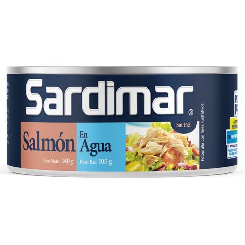 Salmón Sardimar filete en agua - 140 g