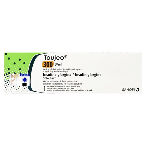 Toujeo 300 U/Ml Solostarsolucion Iny(Cf)