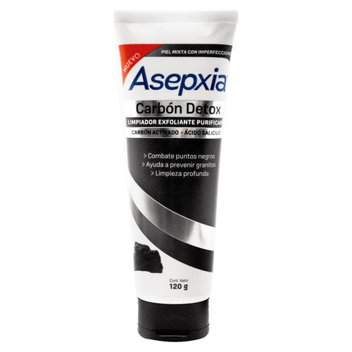 Jabón Asepxia Exfoliante Carbón - 120 g