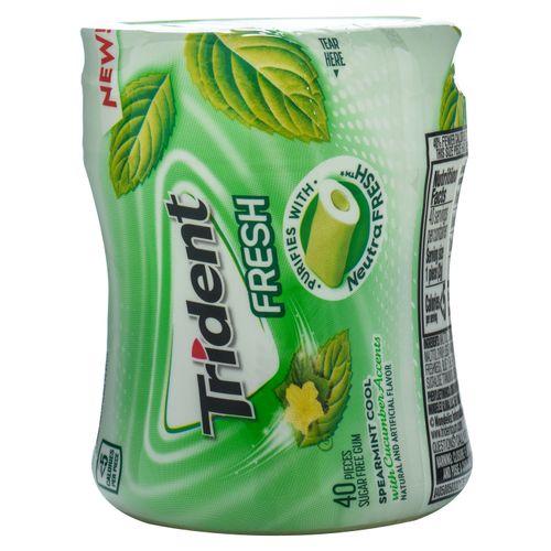 Chicle Spearmint Trident -40 unidades
