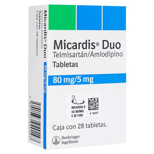 Micardis Duo 80/5Mg X28 Tab X Caja