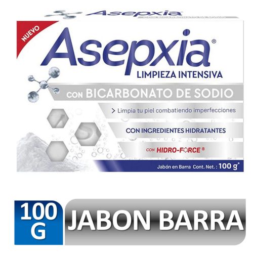 Jabón Asepxia Bicarbonato Sodio - 100 g
