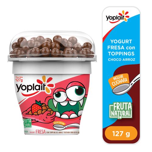 Yogurt Yoplait Topping Chocolate - 127 g