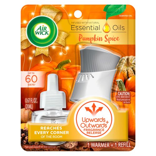 Aromatizante Eléctrico Air Wick Pumpkin Spice Aparato 21ml