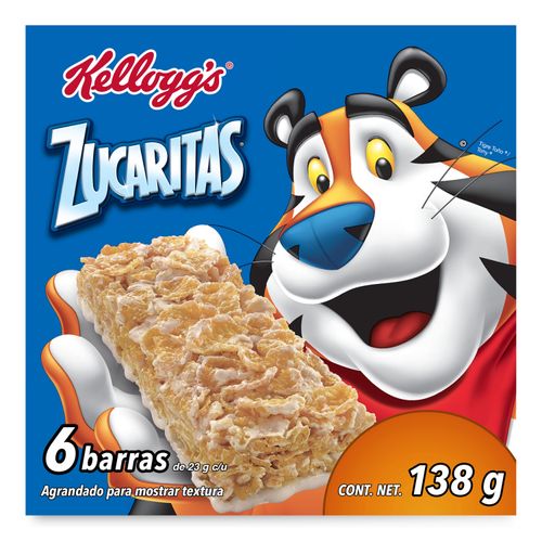 Barras Kellogg's® de Zucaritas® - 1 Caja de 138gr con 6 Barras
