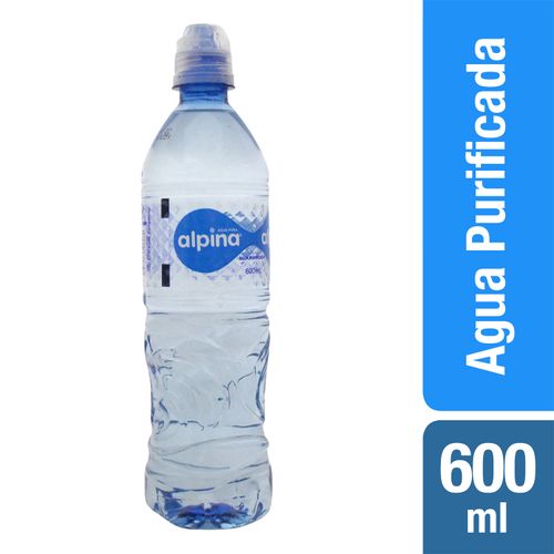 Agua alpina, purificada -600ml