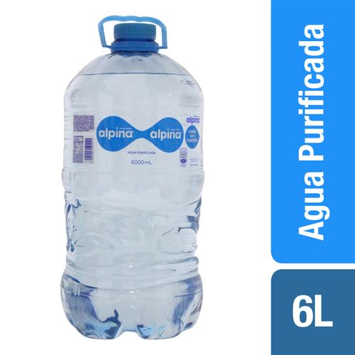 Agua alpina, purificada -6L