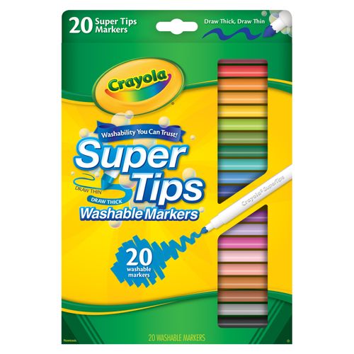 Marcador Crayola Super Tip 20Eaes