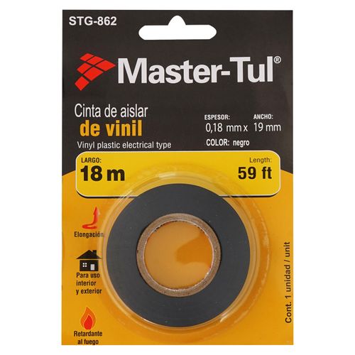 Cinta Electrica Negra 18 Metros