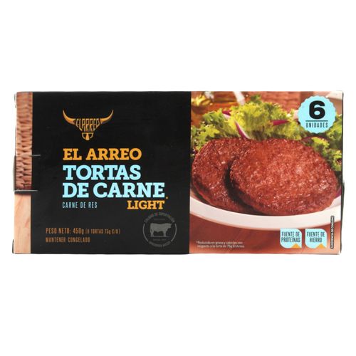 Torta El Arreo Carne Light 6 uds - 450 g