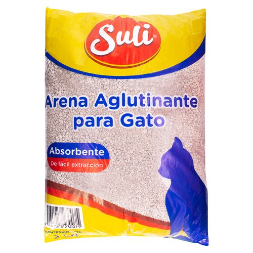 Arena Aglutinante Suli Para Gato - 2000 g