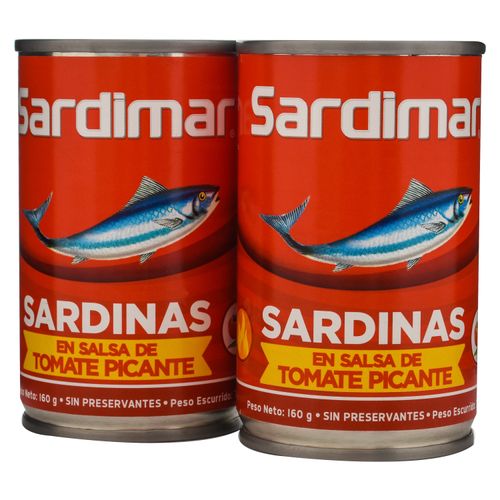 2 Pack Sardina Salsa Picante