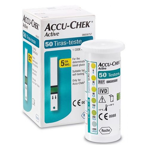 Tiras Reactivas Accu Check Active X 50