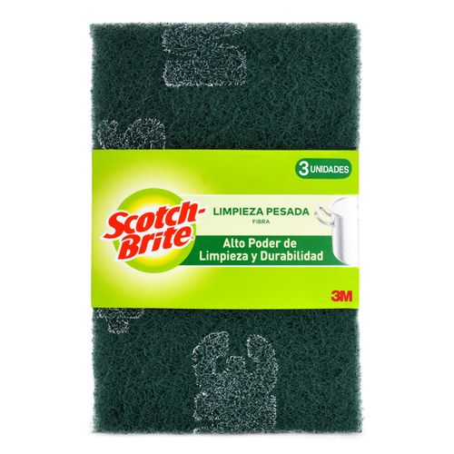 Fibra Scotch Brite Verde - 3 Uds
