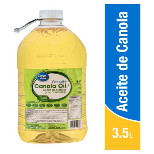 Aceite de Canola Great Value -3500ml